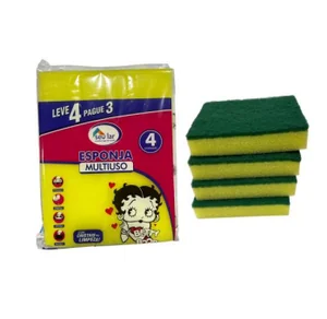 ESPONJA MULTI USO LV4 PG3 SEU LAR
