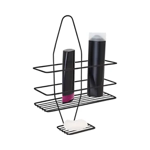 Suporte Para Shmapoo Preto Linha Banheiro Azzo