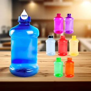 Garrafão 1000ml Plásticos Ideal – Resistente, Prático e Perfeito para Armazenar Líquidos
