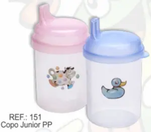 Copo Educativo C/1 NEW BABY Ref 151 Infantil Resistente E Prático Para O Dia A Dia