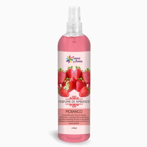Perfume De Ambiente Morango 240ml- Spray Para Ambiente