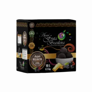 Caixa 10 litros – 9,2 kg Açaí Black Fruta Brasileira