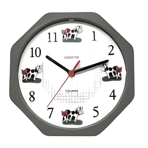 Relógio de Parede Octógonal Vaquinha 22cm - Nativo