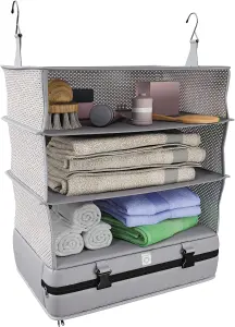 Euro Home - Organizador de roupas para Viagem e closet retangular - CST6057