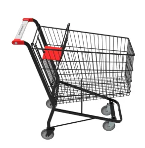 Carrinho de Supermercado 210 litros com porta bebê