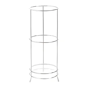 Suporte Para Guarda-Chuvas Cromado Linha Organização Azzo