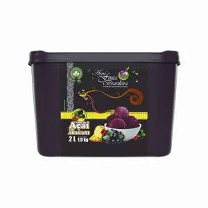 Pote 2 litros – 1,8 kg Açaí Abacaxi C/4 un Fruta Brasileira