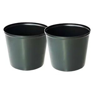 Cachepot Mid Preto Utiliplas Ref. 0652