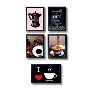 Quadros Café Laqueadas 2cm Medidas 30x40cm Ref. 837