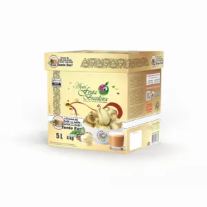 Caixa 5 litros – 4 kg Creme de Café com Leite Fruta Brasileira