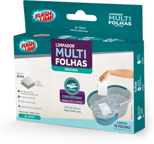 FLASH LIMP LIMPADOR MULTI FOLHAS MULTIUSO FRESH 15FLS SAN3847  PREÇO SOB CONSULTA