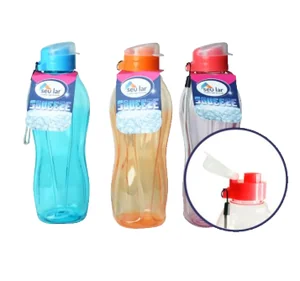 SQUEEZE DE PLÁSTICO 600ML SEU LAR