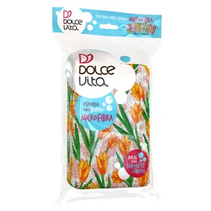 Esponja Microfibra para Banho Tulipa Amarela Flash Limp PREÇO SOB CONSULTA