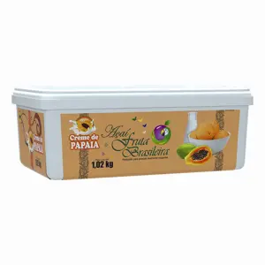 Pote 1,02 kg Creme de Papaia C/4 un Fruta Brasileira