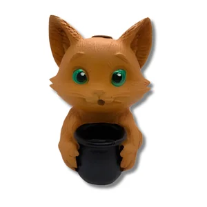 Incensário Cascata Resina Gato Ref. 0778 Zed Black