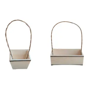 Portas Violeta de Madeira com Alça Ref. M63, M64 - Elis Artesanatos