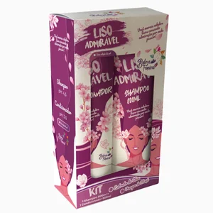 Kit Shampoo E Condicionador Liso Admirável 800ml- Beleza Tropical