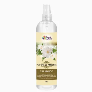 Spray Perfumado Para Ambientes Tropical Aromas 240ml - Chá Branco
