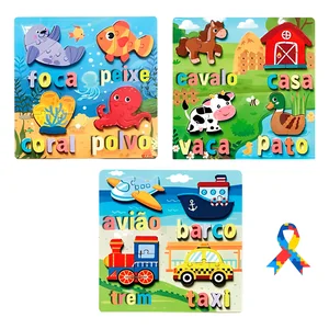Quebra-cabeça Interativo TK-AB8804 Toy King - Divertido para todos os kid 