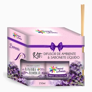 Kit Refil Difusor E Sabonete Líquido Lavanda 250ml