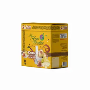 Caixa 5 litros – 4 kg Creme de Banana Caramelada Fruta Brasileira