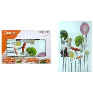 Tábua de Corte de Vidro Akash Imports CRS-2587 – Durável, Elegante e Prática para sua Cozinha