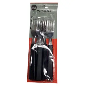 Jogo de Garfos de Mesa 6 Peças Cabo Preto MARTINAZZO Ref. 65610/5 – Resistente e Prático para o Dia a Dia