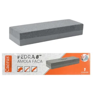 Pedra Para Amolar Faca 8 Akash Imports CRS-2553 Afiador de Facas Durável e Eficiente