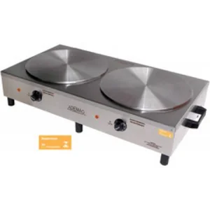 Maquina de Crepe Frânces Panquequeira PAN-ELET-DUPLA ADEMAQ