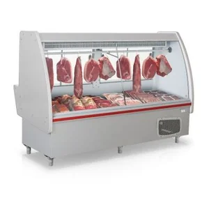 BALCÃO FRIGORÍFICO CONSERVAÇÃO E EXPOSIÇÃO DE CARNES GAPS-210 CZ GELOPAR
