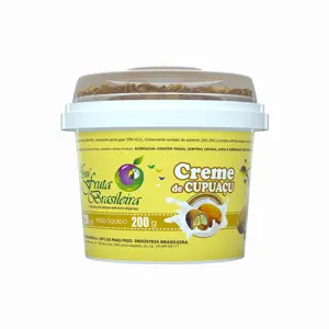Pote 220 ml – 200 g Creme de Cupuaçu C/12 un Fruta Brasileira