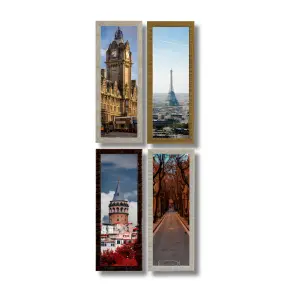 Quadros Estampas Cidades FM 2cm Medidas 20x60cm Ref. 788