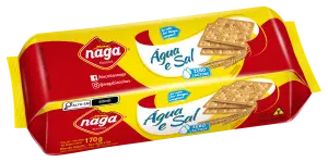 Biscoito Água e Sal 170g NAGA