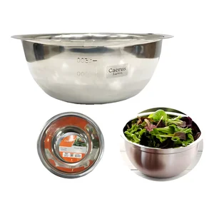 Tigela de Inox 2500 ml Akash Imports   CRS-2565 - Praticidade