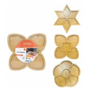 Petisqueira Flor Akash Imports CRS-2819 – Elegância e Praticidade para Servir Petiscos em Casa