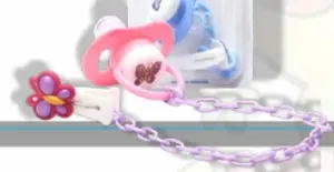 Chupeta Com Prendedor NEW BABY Ref 116 Infantil Confortável E Segura Para Bebês