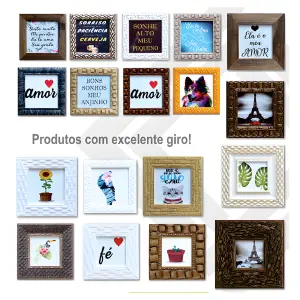 Quadrinhos Medidas 10x10cm Ref. 025