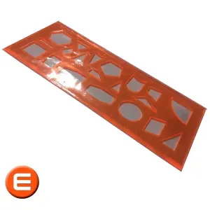Régua Geométrica Budeplast – Ref. 08429