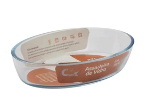 Assadeira de Vidro Oval Boross  720 ml CV-226 PREÇO SOB CONSULTA ESGOTADO