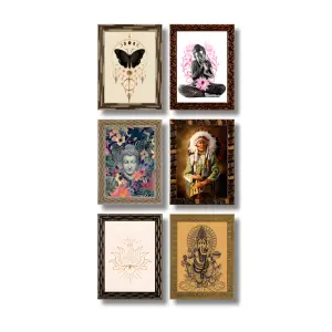 Quadros Misticos FM 2cm Medidas 30x40cm Ref. 347