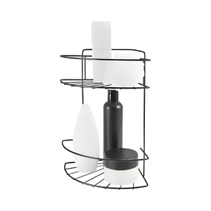 Cantoneira 2 Posições Preto Linha Banheiro Azzo