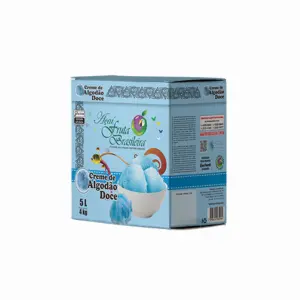Caixa 5 litros – 4 kg Creme de Algodão Doce Fruta Brasileira