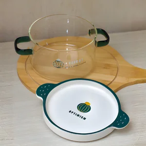 Panela de Vidro com Tampa Cerâmica 1250ml Lila Home LH350 – Elegância e Resistência na Cozinha