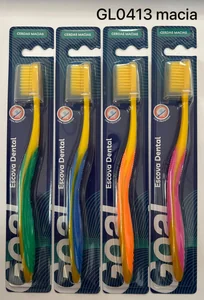 Escova dental para adulto goal gl0413 media pacote com 12un