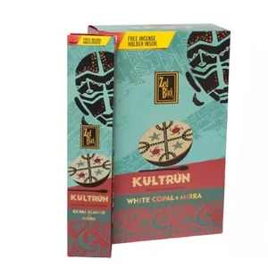 Incenso Copal Branco + Mirra Kultrun Zed Black Ref. ZBK12