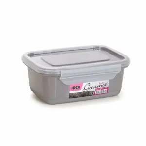 Caixa Retangular Com Trava Cores 750ml Ref. 3071 Ercaplast Resistente E Prática