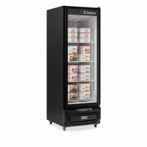 EXPOSITOR DE SORVETES E PRODUTOS CONGELADOS GPF-57 LP PR GELOPAR