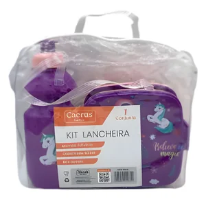 Kit Lancheira Akash Imports CRS-2904 Ideal Para Refeições e Lanches no Trabalho ou Escola