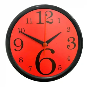 RELÓGIO NUMERAL VERMELHO - PTO