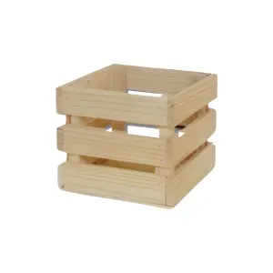 Cachepô Quadrado Natural de Ripa Pote 15 Ref. 100034 - Elis Artesanatos